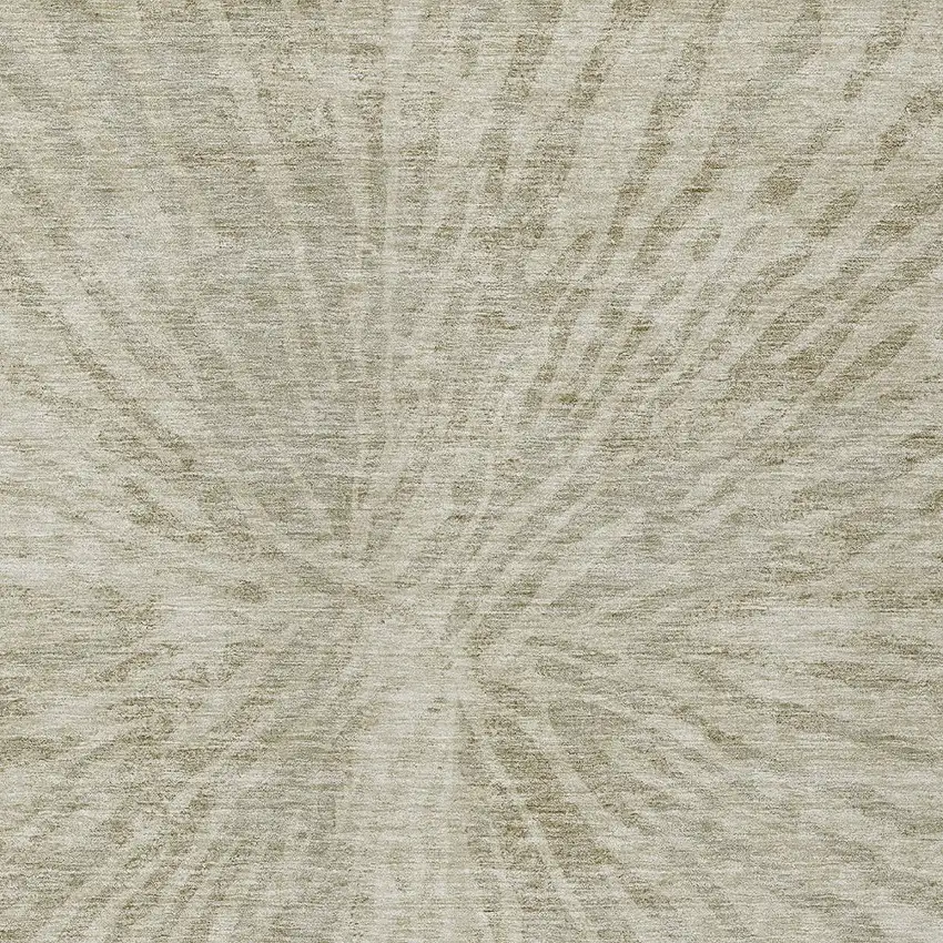 Taupe And Beige Abstract Washable Indoor Outdoor Area Rug Photo 6