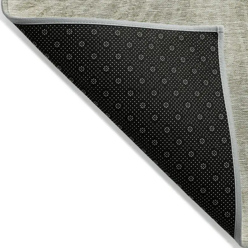 Taupe And Beige Abstract Washable Indoor Outdoor Area Rug Photo 4