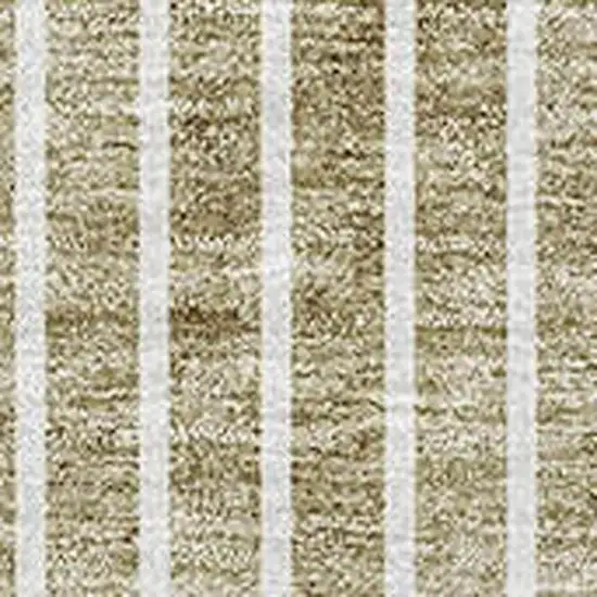 Taupe And Beige Geometric Washable Area Rug With UV Protection Photo 4