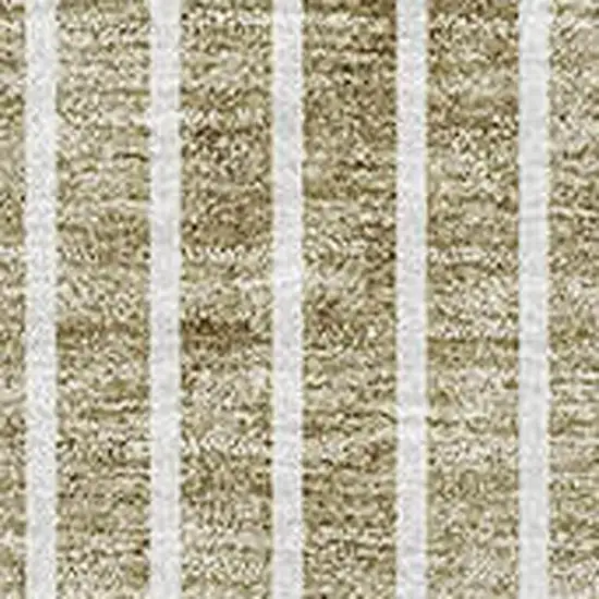 Taupe And Beige Geometric Washable Area Rug With UV Protection Photo 7