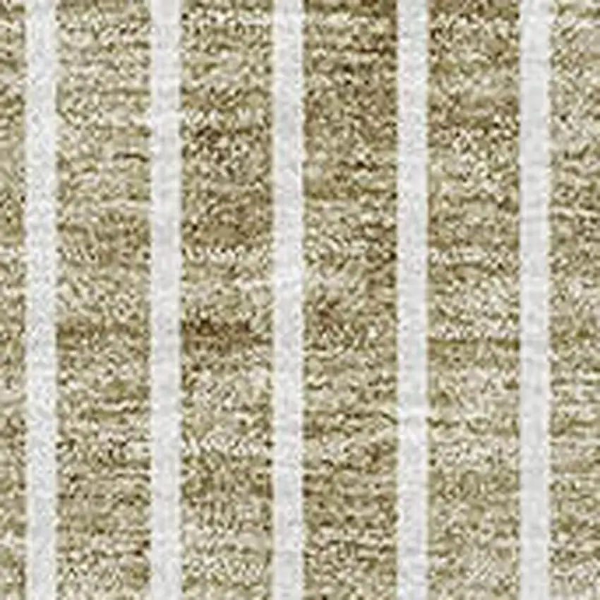 Taupe And Beige Geometric Washable Area Rug With UV Protection Photo 7