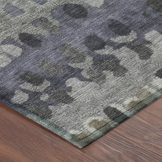 Taupe And Beige Geometric Washable Indoor Outdoor Area Rug Photo 5