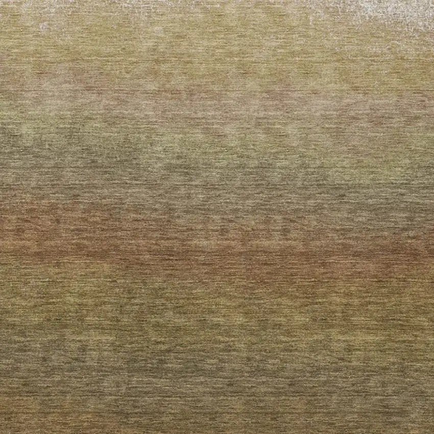 Taupe And Beige Ombre Washable Indoor Outdoor Area Rug Photo 4
