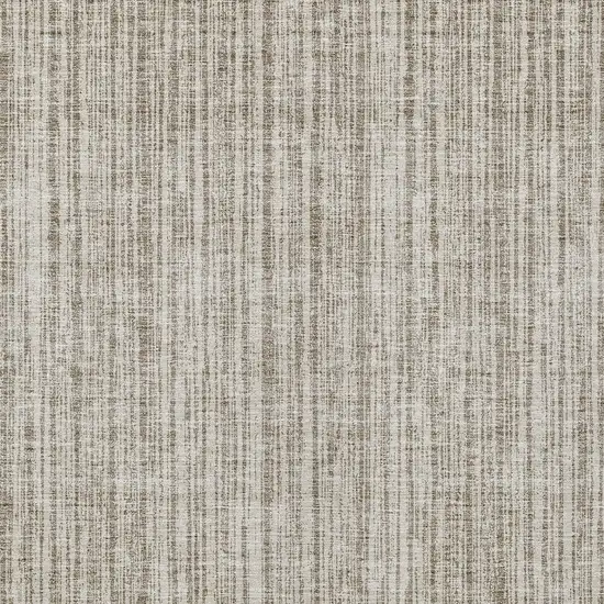 Taupe And Beige Striped Washable Indoor Outdoor Area Rug Photo 4