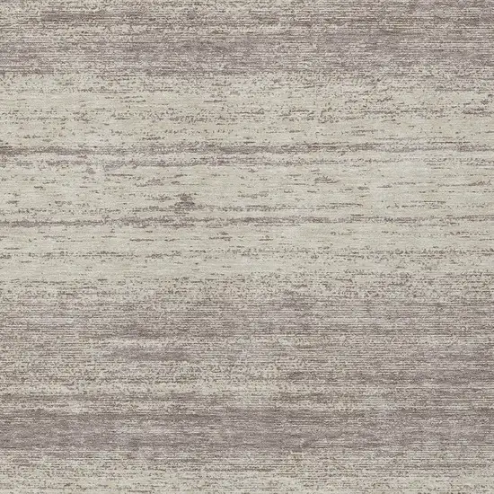 Taupe And Beige Striped Washable Indoor Outdoor Area Rug Photo 6