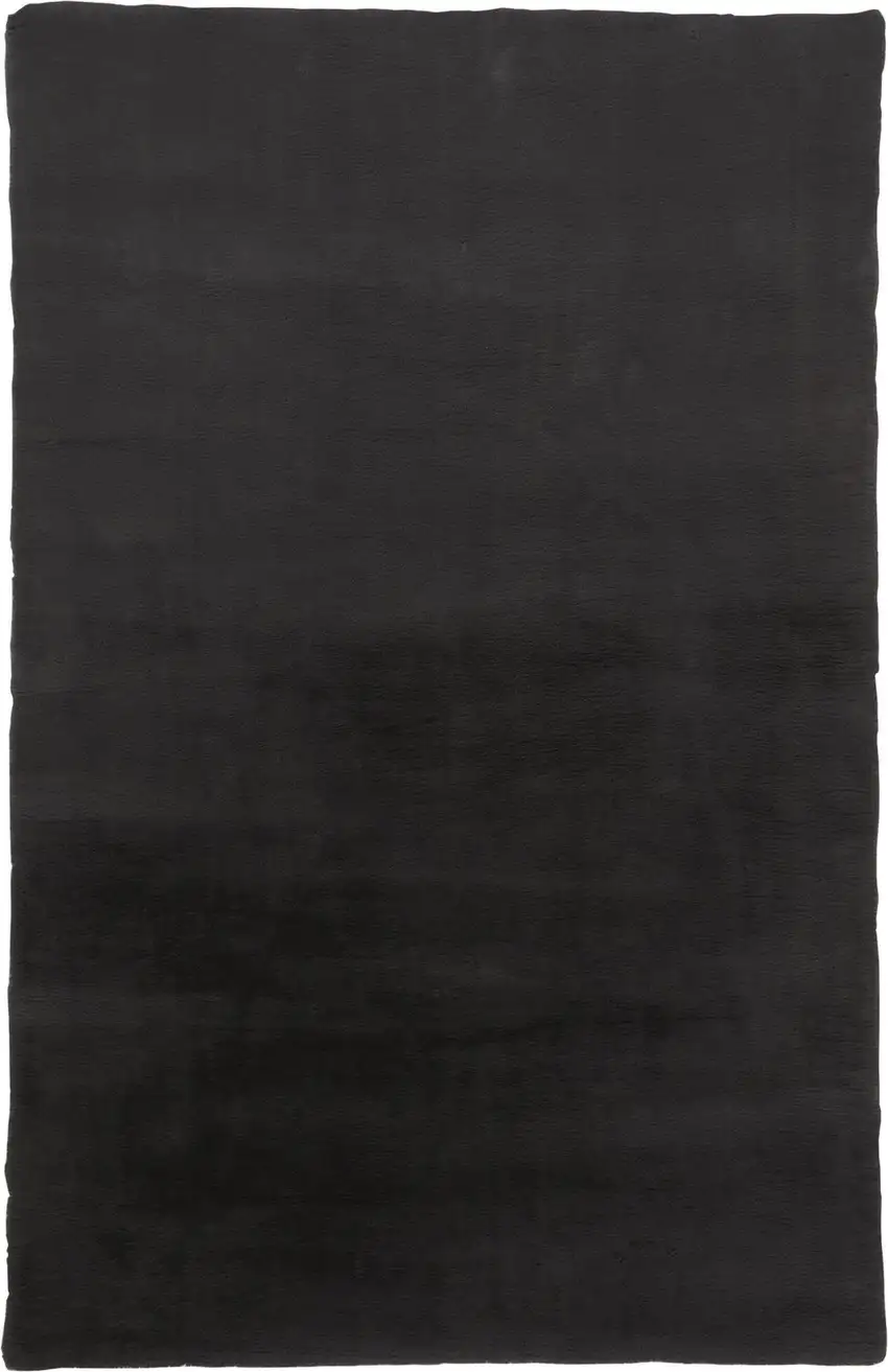 Taupe And Black Shag Area Rug Photo 1