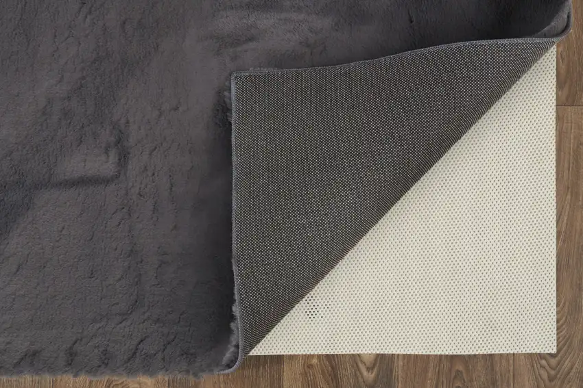 Taupe And Black Shag Area Rug Photo 4