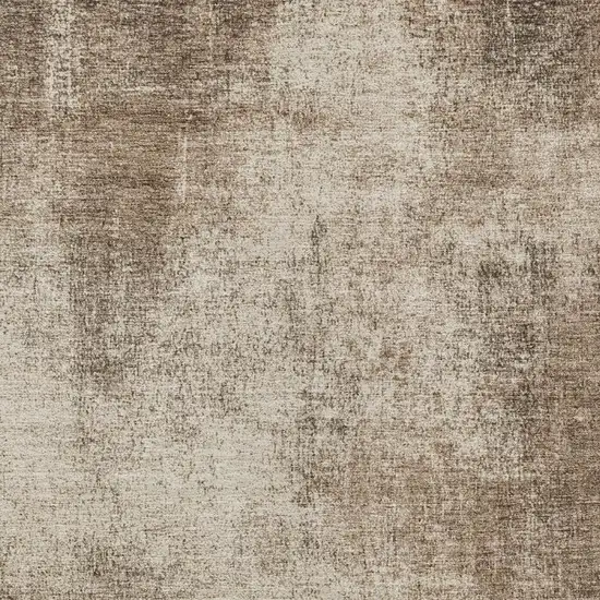 Taupe And Brown Abstract Washable Indoor Outdoor Area Rug Photo 3