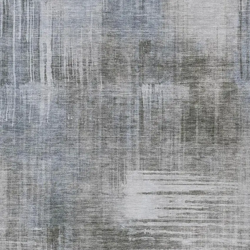 Taupe And Brown Abstract Washable Indoor Outdoor Area Rug Photo 3