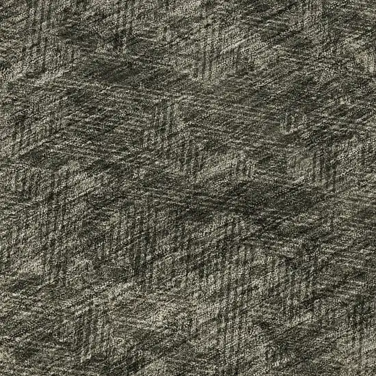 Taupe And Brown Geometric Washable Area Rug With UV Protection Photo 9