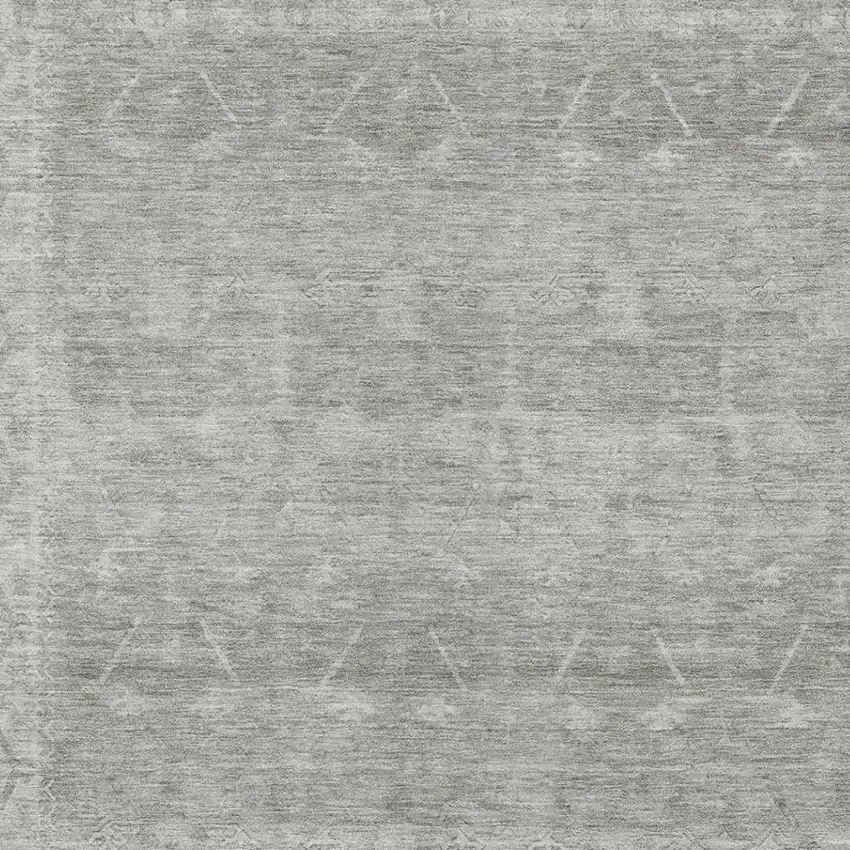 Taupe And Brown Tribal Washable Indoor Outdoor Area Rug Photo 3