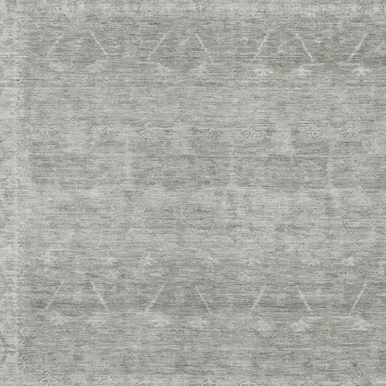 Taupe And Brown Tribal Washable Indoor Outdoor Area Rug Photo 3
