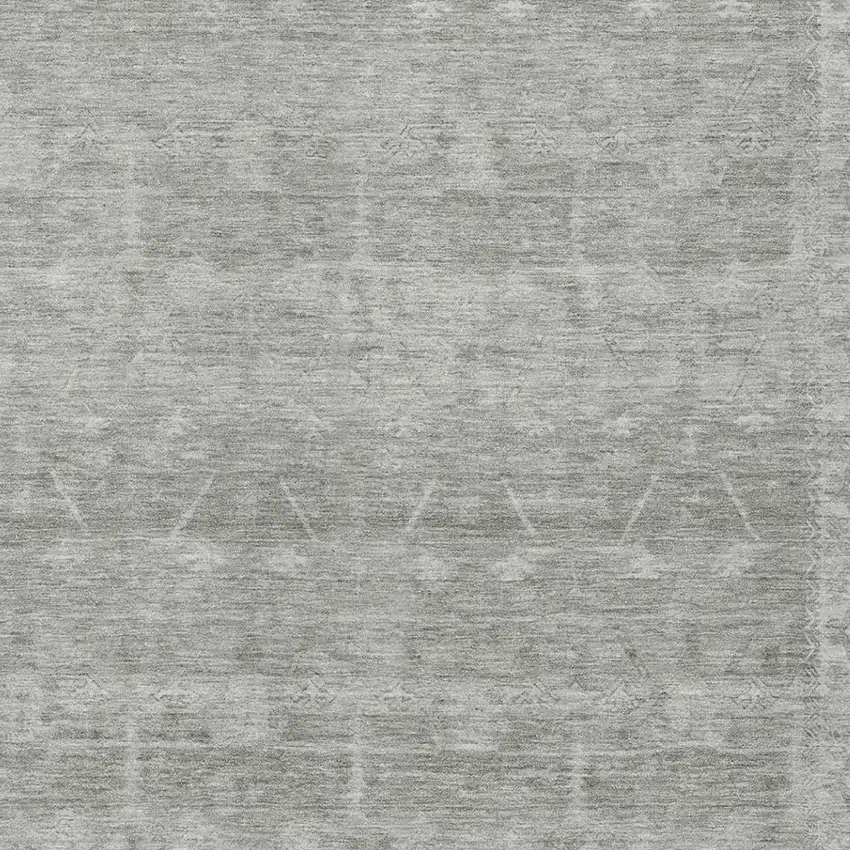 Taupe And Brown Tribal Washable Indoor Outdoor Area Rug Photo 3