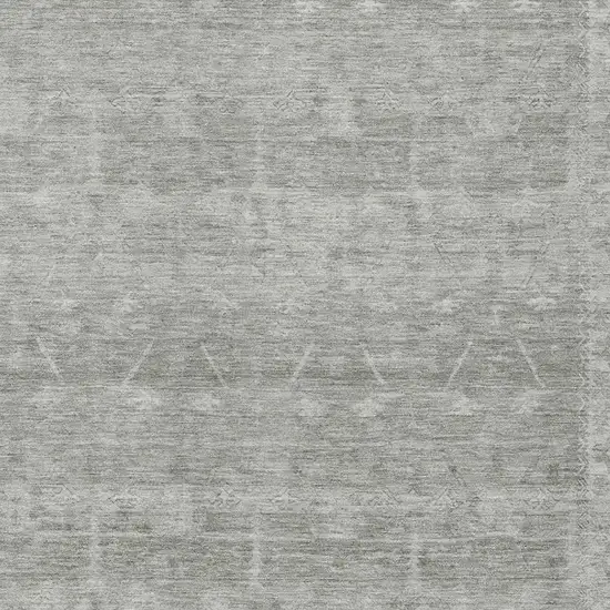 Taupe And Brown Tribal Washable Indoor Outdoor Area Rug Photo 3