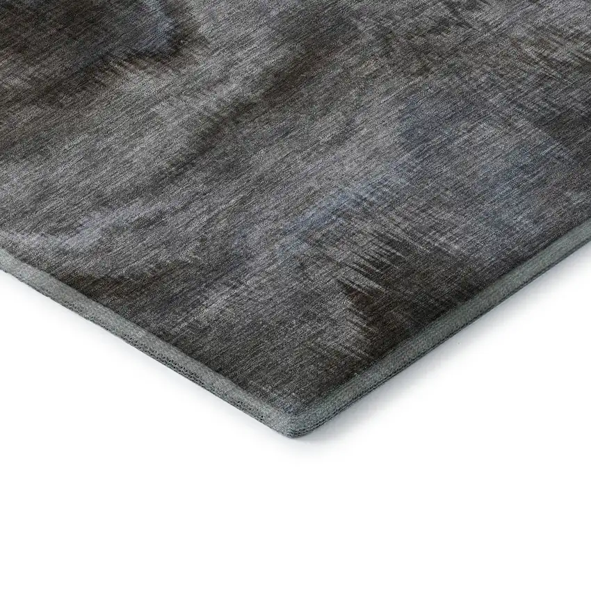 Taupe And Gray Abstract Washable Area Rug With UV Protection Photo 7