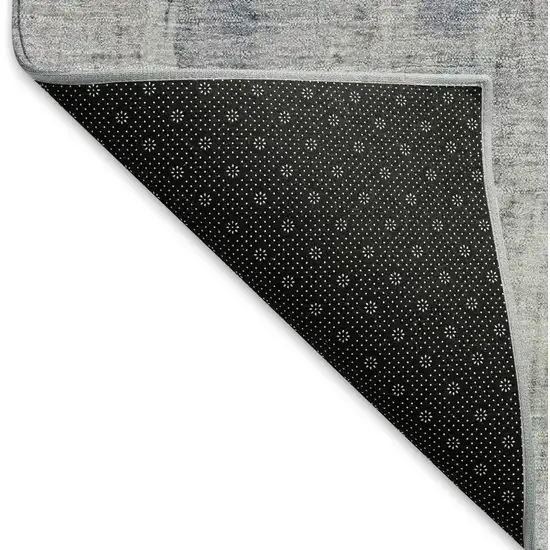 Taupe And Gray Abstract Washable Indoor Outdoor Area Rug Photo 5