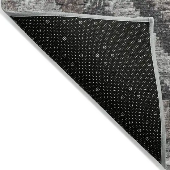 Taupe And Gray Aztec Washable Indoor Outdoor Area Rug Photo 9