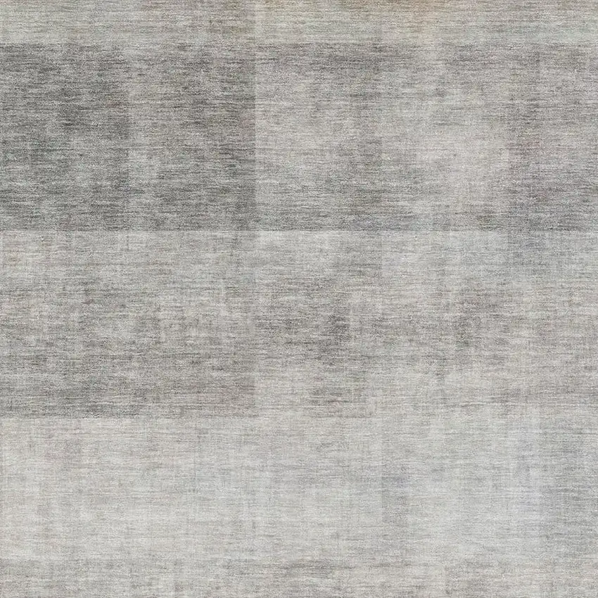 Taupe And Ivory Abstract Washable Area Rug With UV Protection Photo 4