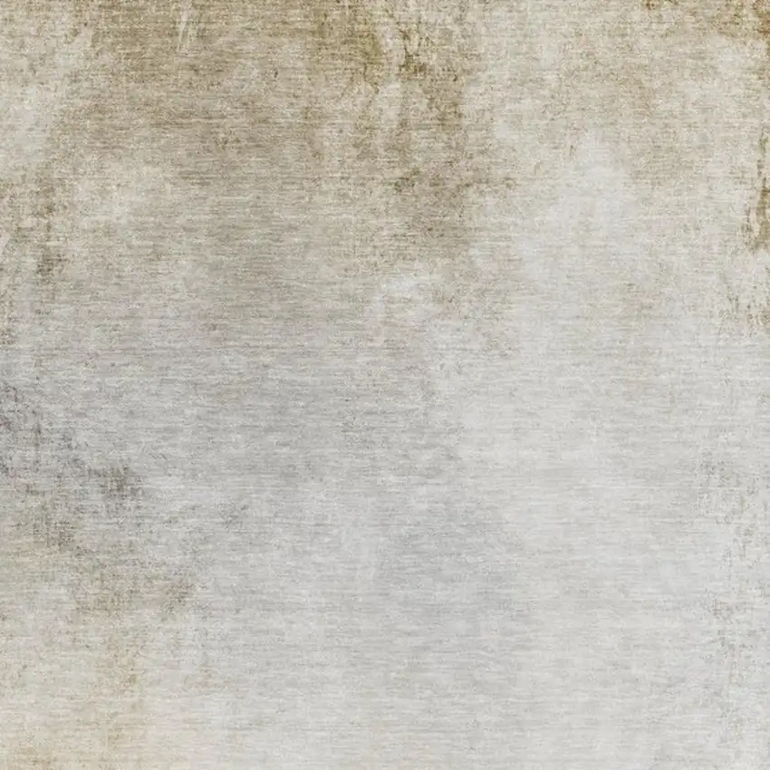 Taupe And Ivory Abstract Washable Area Rug With UV Protection Photo 8