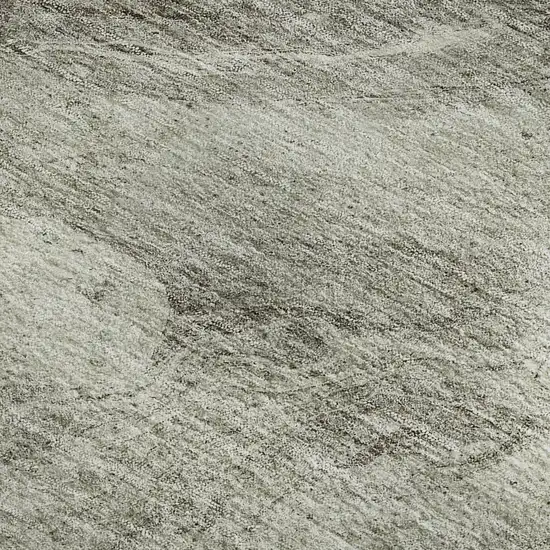 Taupe And Ivory Abstract Washable Area Rug With UV Protection Photo 7