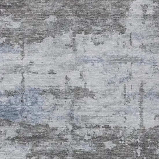 Taupe And Ivory Abstract Washable Indoor Outdoor Area Rug Photo 2