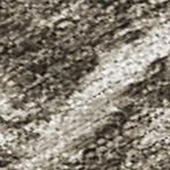 Taupe And Ivory Abstract Washable Indoor Outdoor Area Rug Photo 2