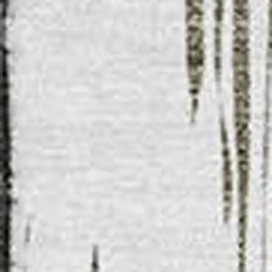 Taupe And Ivory Ikat Washable Area Rug With UV Protection Photo 3