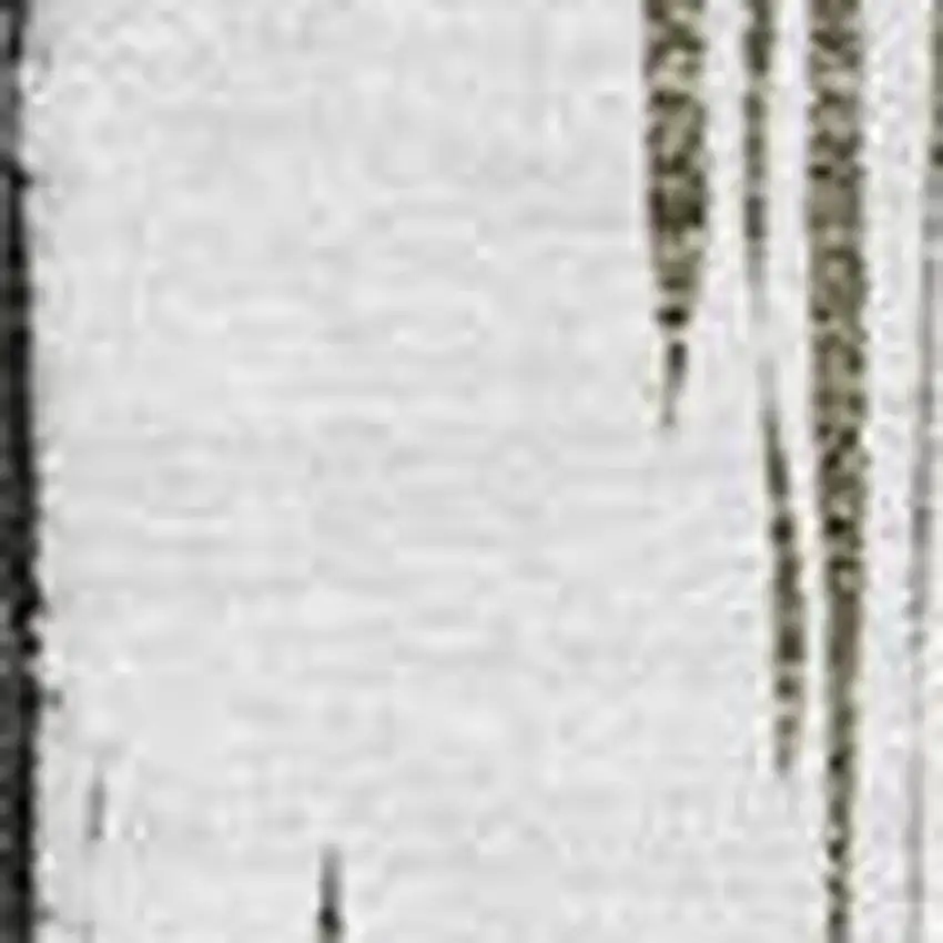 Taupe And Ivory Ikat Washable Area Rug With UV Protection Photo 3