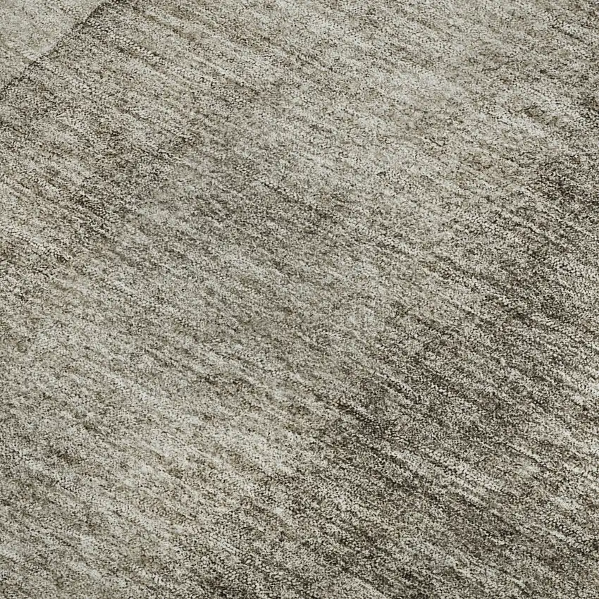 Taupe And Ivory Ombre Washable Area Rug With UV Protection Photo 4