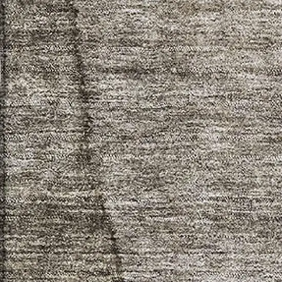 Taupe And Ivory Ombre Washable Area Rug With UV Protection Photo 4