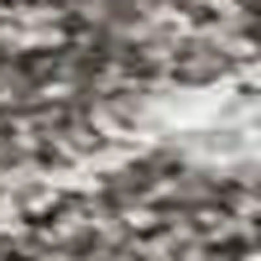 Taupe And Sky Blue Abstract Washable Indoor Outdoor Area Rug Photo 3