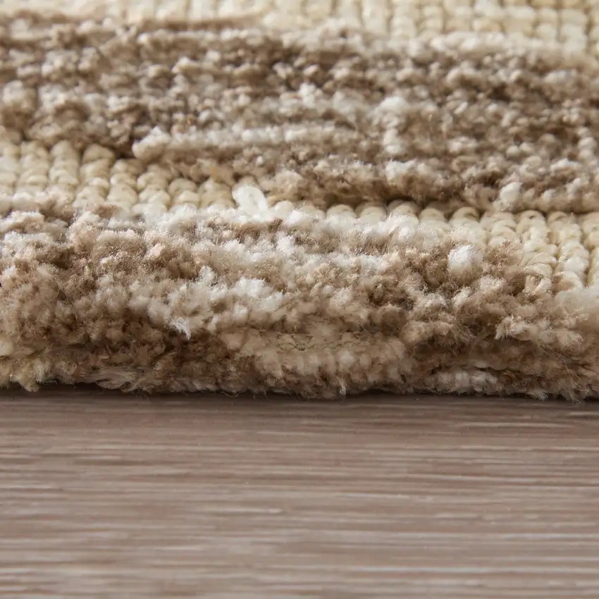 Taupe And Tan Animal Print Area Rug Photo 9