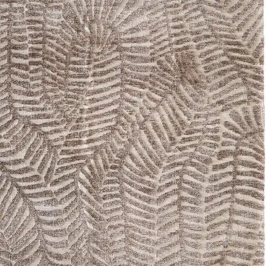 Taupe And Tan Animal Print Area Rug Photo 4
