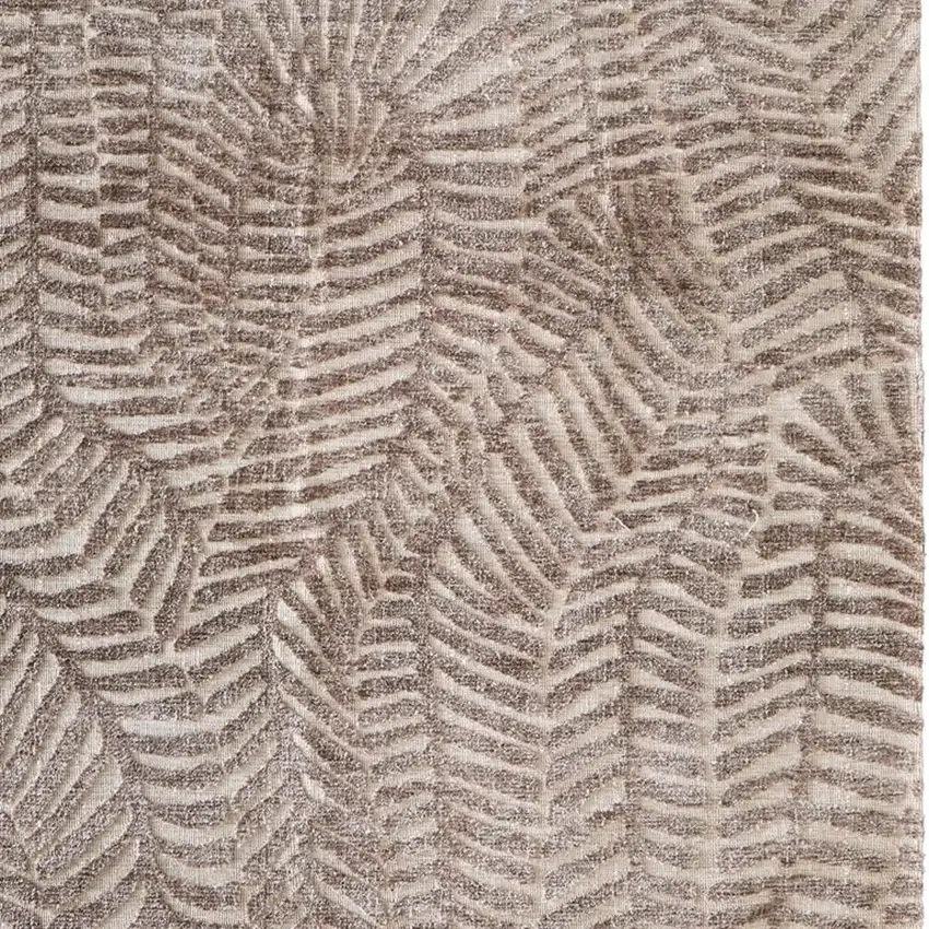 Taupe And Tan Animal Print Area Rug Photo 4