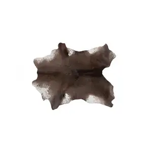 Photo of Taupe And White Calfskin - Area Rug