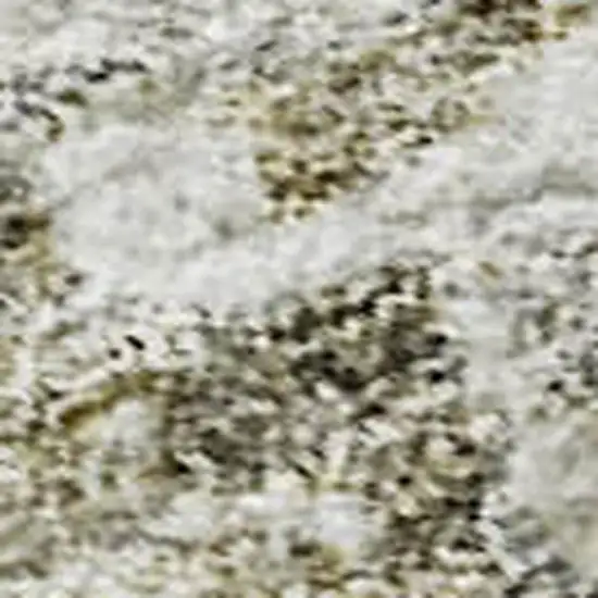 Taupe Beige And Gold Abstract Washable Area Rug With UV Protection Photo 2