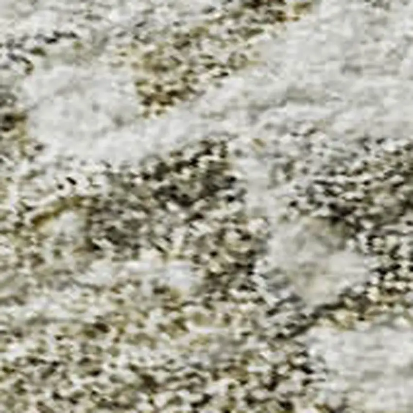 Taupe Beige And Gold Abstract Washable Area Rug With UV Protection Photo 3