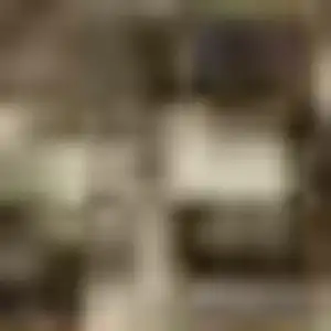 Photo of Taupe Beige And Gold Ombre Washable Area Rug With UV Protection