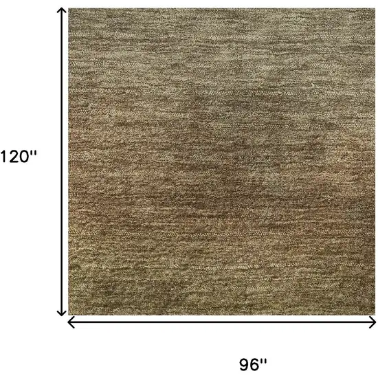 Taupe Beige And Gold Ombre Washable Area Rug With UV Protection Photo 9