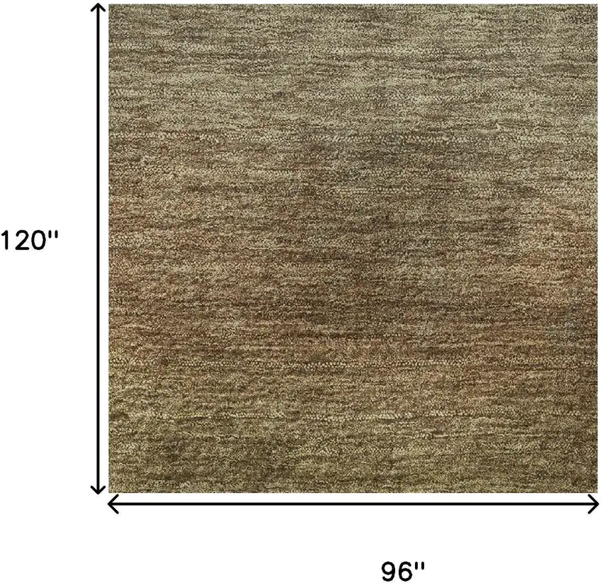 Taupe Beige And Gold Ombre Washable Area Rug With UV Protection Photo 9