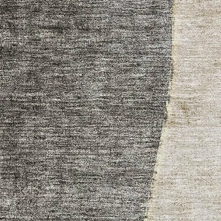 Taupe Beige And Gray Abstract Washable Area Rug With UV Protection Photo 6