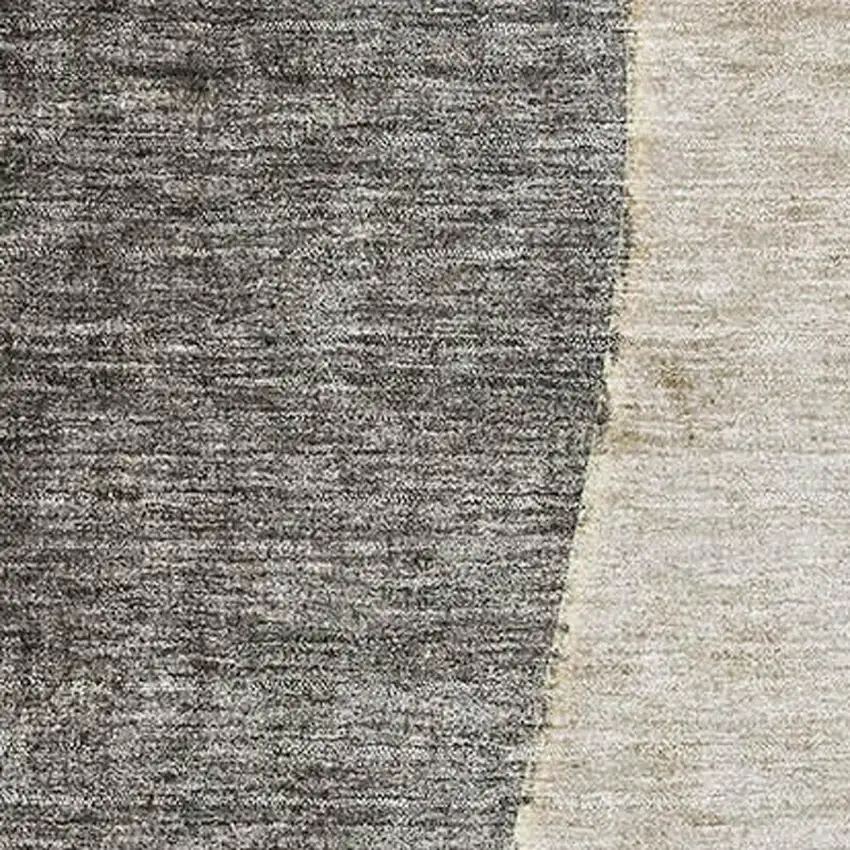 Taupe Beige And Gray Abstract Washable Area Rug With UV Protection Photo 7