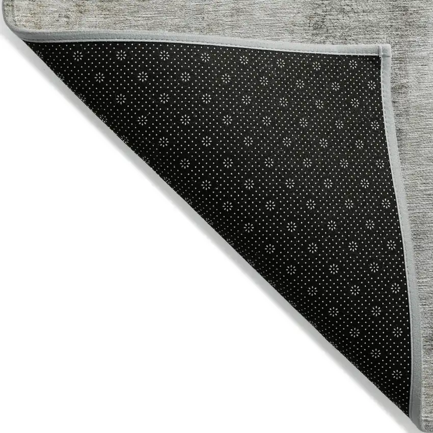 Taupe Beige And Gray Abstract Washable Indoor Outdoor Area Rug Photo 4