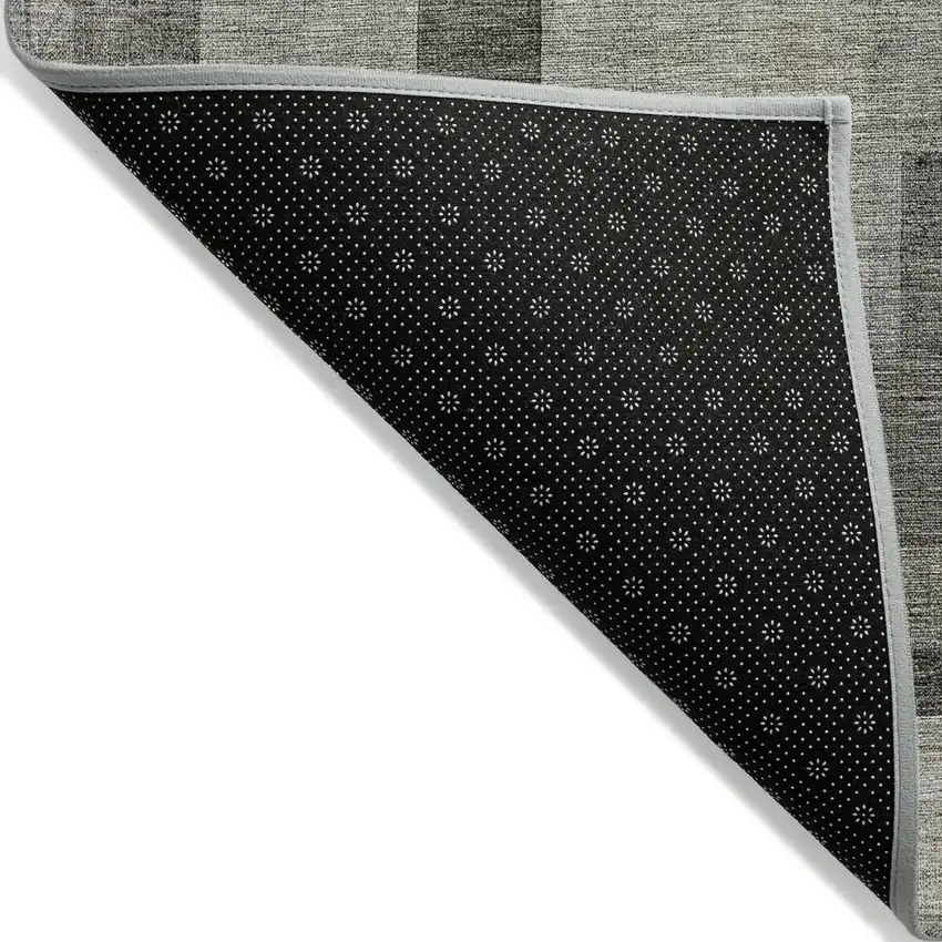 Taupe Beige And Gray Geometric Washable Indoor Outdoor Area Rug Photo 2
