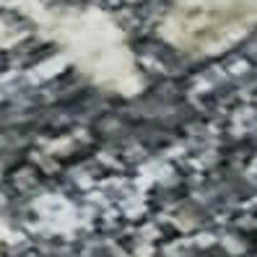 Taupe Beige And Gray Striped Washable Area Rug With UV Protection Photo 3