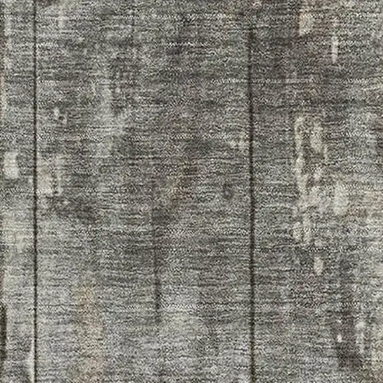 Taupe Beige And Gray Striped Washable Area Rug With UV Protection Photo 2