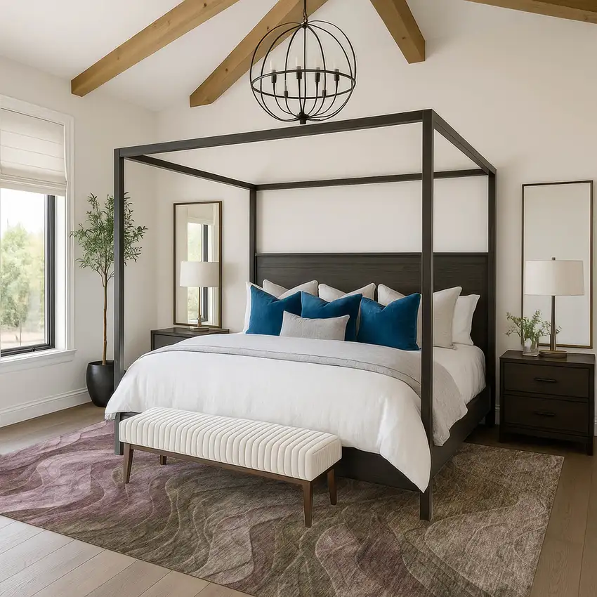 Taupe Beige And Green Abstract Washable Area Rug With UV Protection Photo 4