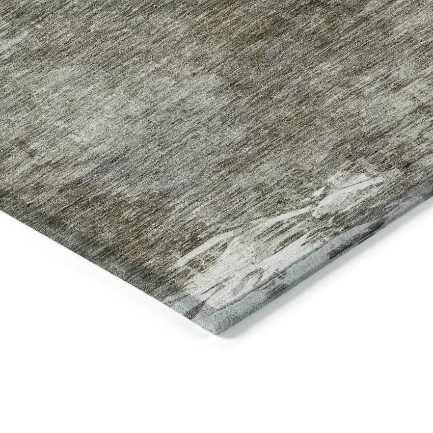 Taupe Beige And Ivory Abstract Washable Indoor Outdoor Area Rug Photo 4