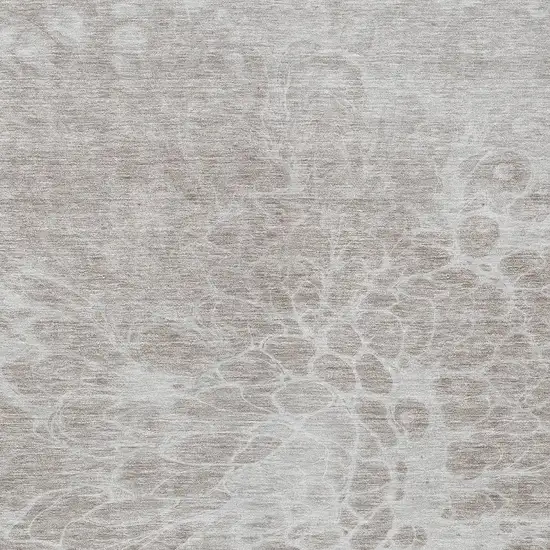 Taupe Beige And Ivory Abstract Washable Indoor Outdoor Area Rug Photo 6