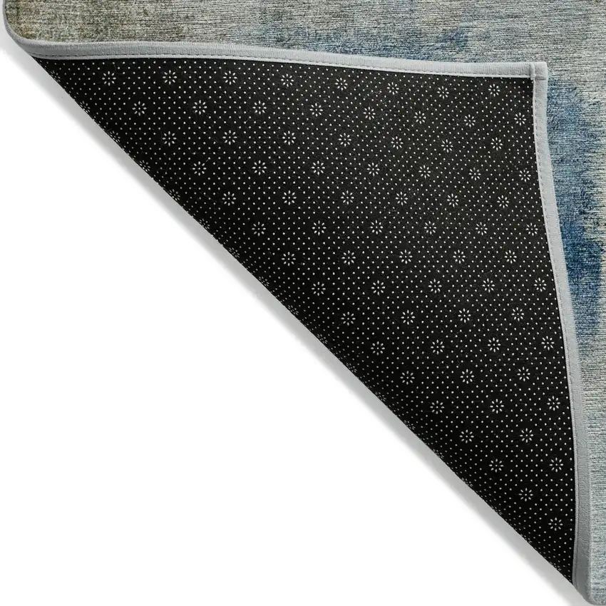 Taupe Beige And Ivory Abstract Washable Indoor Outdoor Area Rug Photo 4